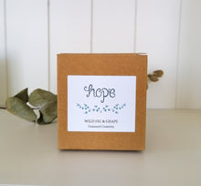 Load image into Gallery viewer, wild fig and grape soy candle in kraft box