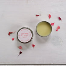 Load image into Gallery viewer, peaches and cream organic lip balm from Treasured Creativity