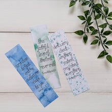 Load image into Gallery viewer, encouraging bible verse bookmarks the perfect gift for christian men