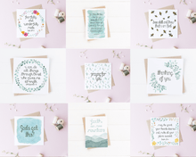 Load image into Gallery viewer, variety of encouraging bible verse cards from Treasured Creativity special offer listing