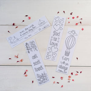 Colouring Bookmarks Set Of 4